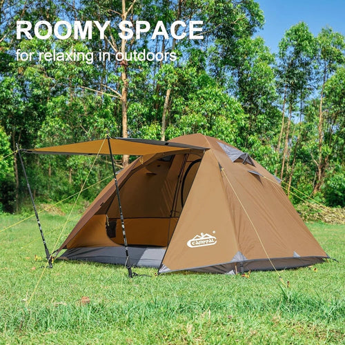 2-3 Person Tent Backpacking Tent, Waterproof Windproof 4 Season Tent