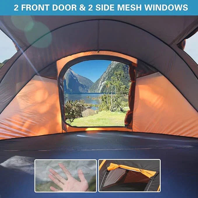 Carpa Para Acampar Tienda De Campaña Domo Casa Acampar 4 Personas Camping Tent
